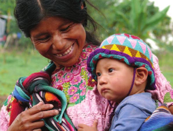 In Guatemala, WFP provides a fortified food blend for pregnant and nursing women and children