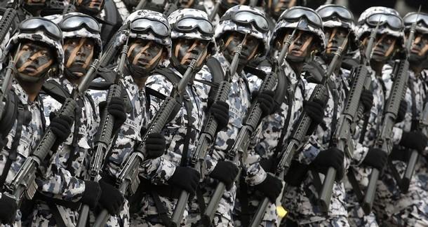 Mexican government standing army in