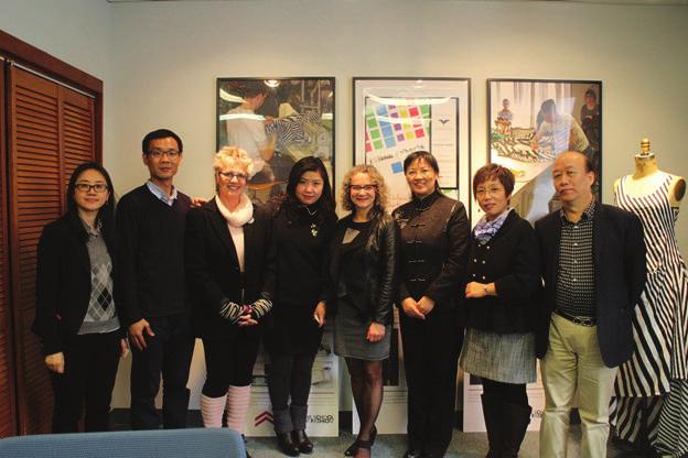 Qing Liao, VP, visited Ryerson University on February 14, 2014. BIFT is one of China s leading universities specializing in fashion education.