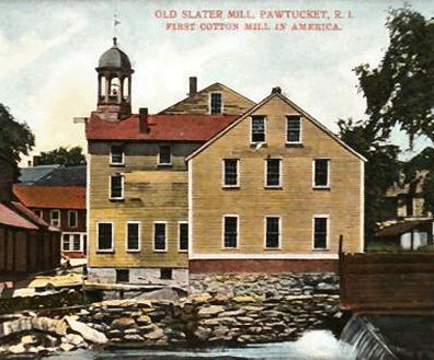 Despite British laws prohibiting textile workers from coming to America, Slater came in 1789 and by 1793 got funding for his first Rhode Island mill.