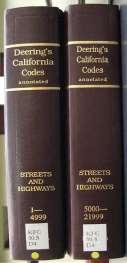s California Codes Available in print and online through Westlaw/Lexis Updated frequently Also