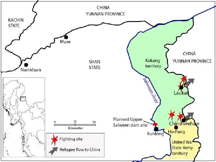 Aug 2009: SPDC attacks near Kunlong Salween