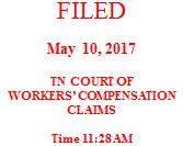 65909-2016 Judge Joshua Davis Baker EXPEDITED HEARING ORDER This claim came before the Court on May 3, 2017, on the request for expedited hearing filed by Patricia Higgins.