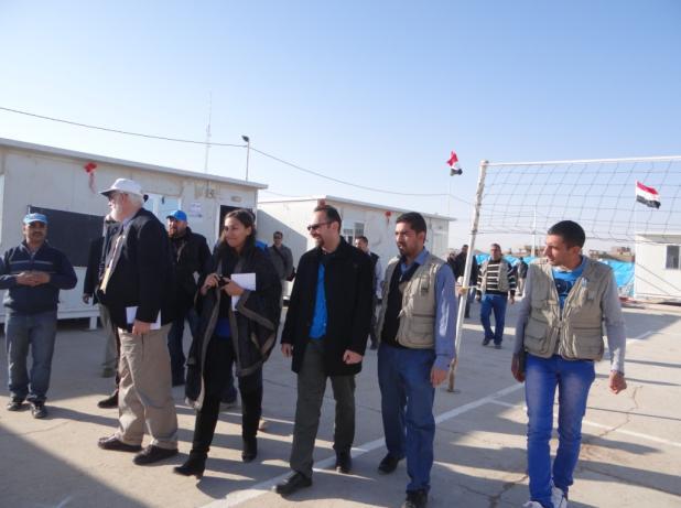 4. Interviews with Syrian Refugees/Iraqi Returnees NTR 5. Coordination On January 21 st, Al Qa im Camps were visited by a delegation from the U.S. embassy and included the Assistant Chief of Mission, the Director of USAID, and the Refugee Coordinator.