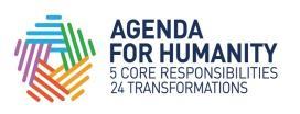 About this paper All stakeholders who made commitments at the World Humanitarian Summit (WHS) in support of advancing the Agenda for Humanity were invited to self-report on their progress in 2016
