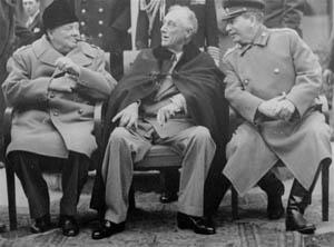 1. The Yalta Conference- Meeting of the Big Three (Stalin, Roosevelt, and Churchill) Met to discuss the plan of post-war Europe Partitioned