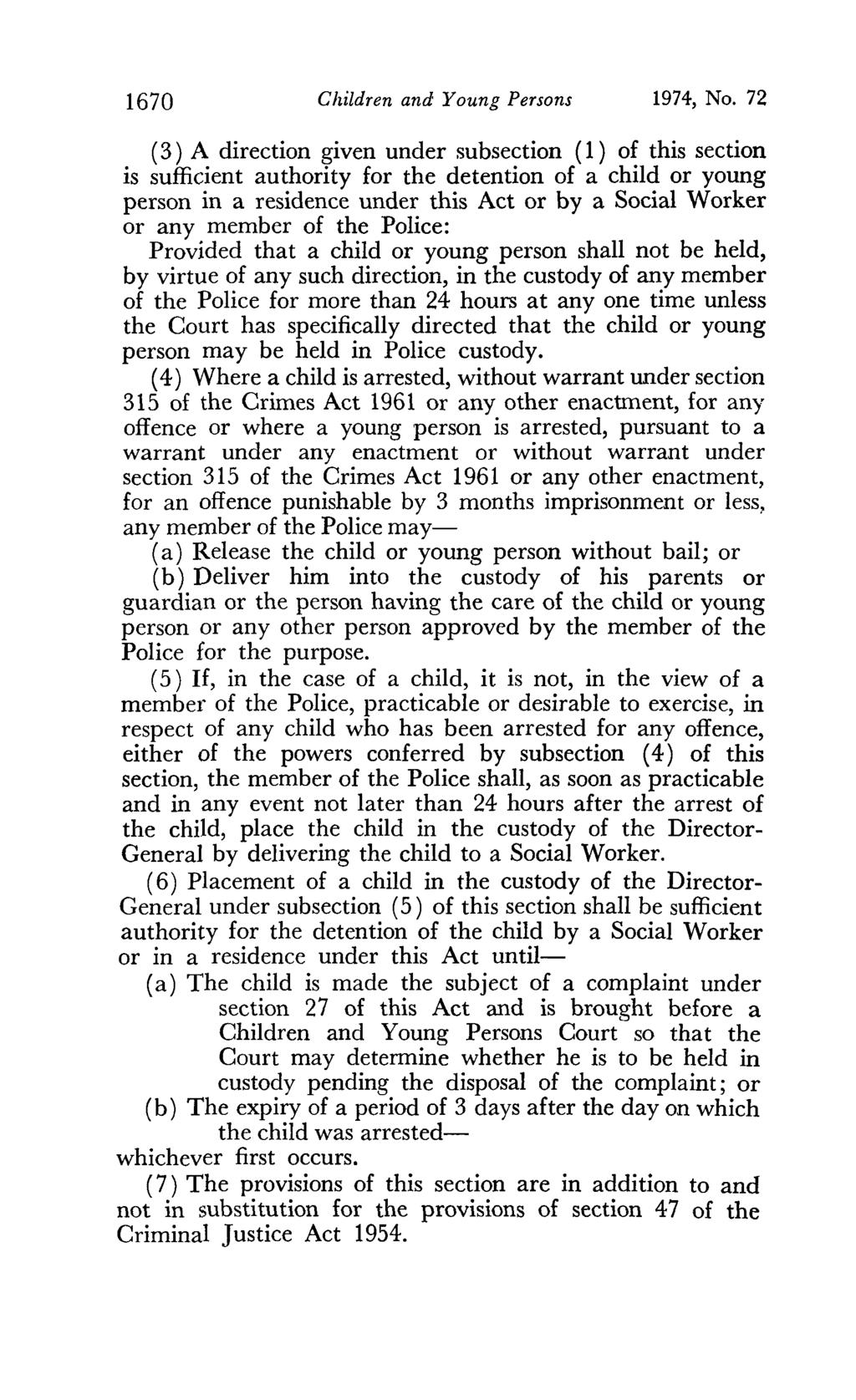 1670 Children and Young Persons 1974, No.