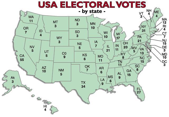 of Representatives. For the purposes of electing the President, each state has only one vote. A ballot of the Senate is held to choose the Vice President. In this ballot, each senator has one vote.