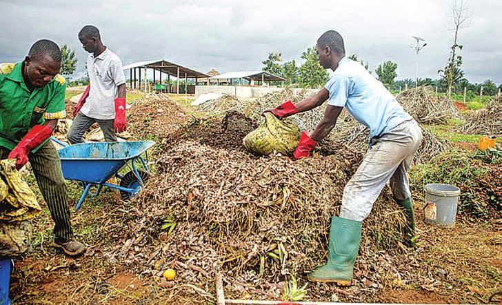 ENVIRONMENT Trash is gold as Benin community turns waste into biogas 13 PORTO-NOVO (Benin) Garbage has never smelled so sweet for a small village in southern Benin since it opened a pilot waste