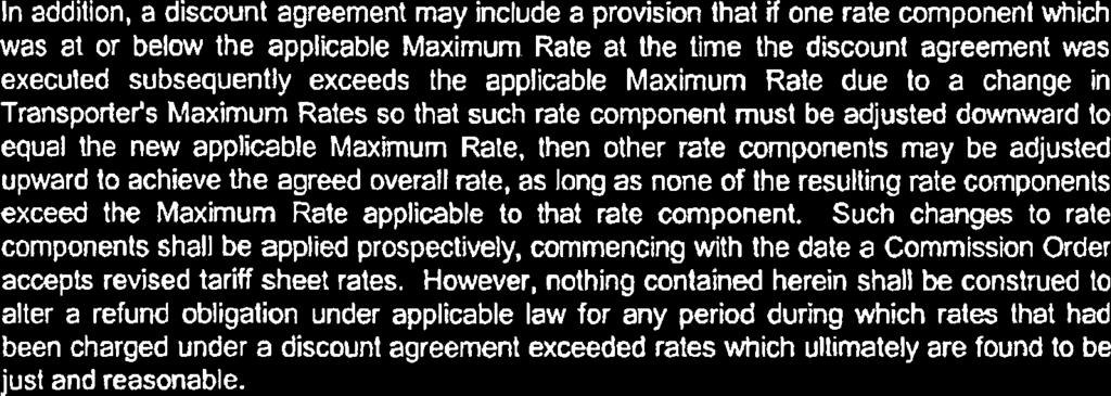 ! Exhibit EDA-I Page 33 the provisions of this Section 6.1 provided that the discounted rate is between the applicable maximum and minimum rates for this service.