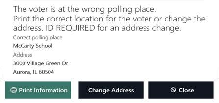 If unable to find the voter within the precincts voting at this polling place, select Expand Search on the upper right of the search screen to search the entire jurisdiction.
