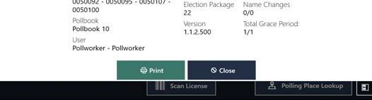 Select the Hide button (located in the lower right corner). Select Election Management, then select Election Package. 6.