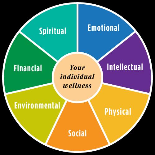 Wheel of Wellness Source: Hattie, J.A.; Myers, J.E.