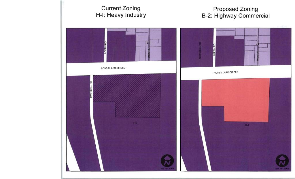 Current Zoning Proposed Zoning : Heavy