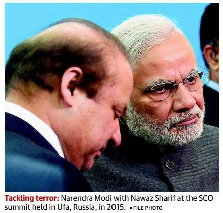 Continue Page-11- India to join SCO in Astana India says it is willing to join hands with Pakistan and China to combat terrorism.