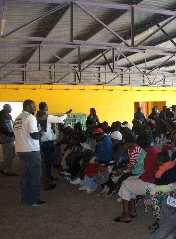 Over 200 attend PASSOP Community Event in Masiphumelele Susan Varghese PASSOP INTERN On Saturday, June 25, PASSOP staff and volunteers held a Zimbabwean Dispensation Project information session at