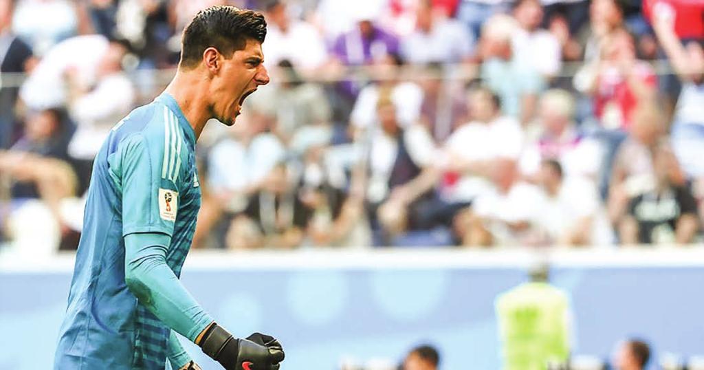 16 SPORT 8 AUGUST 2018 Courtois absent from Chelsea training amid Real speculation LONDON (United Kingdom) Chelsea goalkeeper Thibaut Courtois did not report to training with the Premier League side