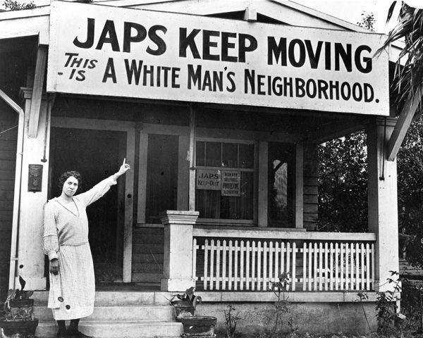 Japanese Americans living on the West Coast experienced white hostility and prejudice for quite some time, with laws and customs shutting them out from full participation in economic and civic life,