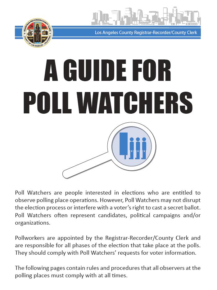 November 2016 and March 2017 Election Evaluation Results The Community and Voter Outreach Section conducts a poll monitoring briefing two weeks before the election for community groups