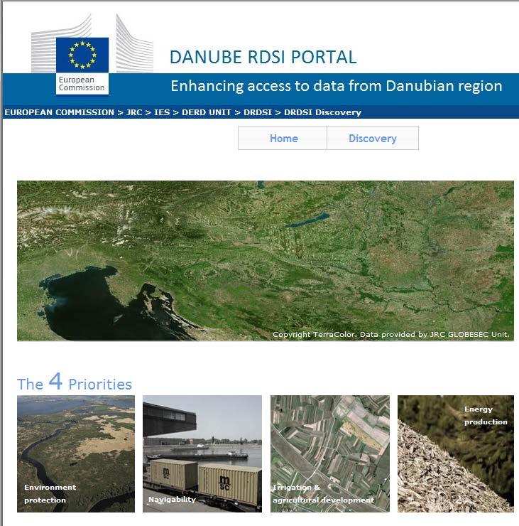The Danube Reference Data and Services Infrastructure (DRDSI) Project Access to comparable and harmonised data across the Region Aligned to