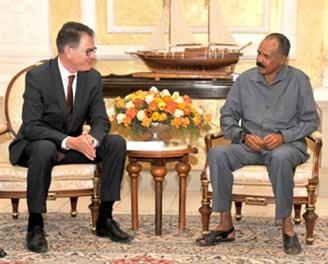 Page 3 Germany s Minister of Economic Cooperation and Development Visited Eritrea On 15 December 2015, President Isaias Afwerki received at State House a senior German delegation led by Dr.
