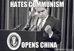 Nixon Opens China In 1972, Nixon became the first American president to