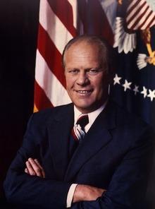 President Gerald Ford - #38 After Nixon resigned, his Vice- President Gerald Ford became President.