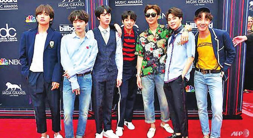 14 SOCIAL K-Pop stars at UN urge world s youth to just speak yourself UNITED NATIONS K-Pop sensation BTS brought their star power to the United Nations on Monday, telling the world s youth to listen