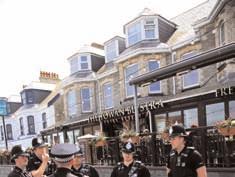 During the summer of 2012, from 28th June to 1st September in the town centre at night the following activity took place: o 219 arrests o 54 banned from the town o 35 offensive clothing removed o