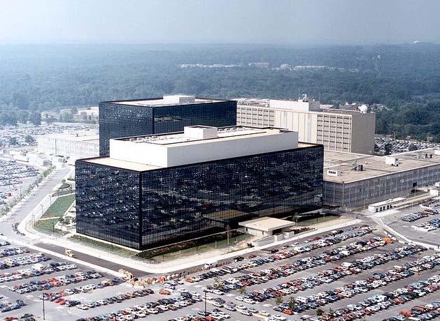 intelligence services have conducted secret electronic surveillance since the First World War when Headquarters of the NSA in Fort Meade, Maryland.