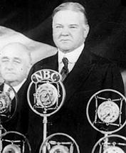 The onset of the Great Depression tested the ideals and government policies of President Herbert Hoover, who firmly believed cooperation between public and private spheres would lead to long-term