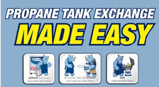 . Further, in its Manufacturer s Mail-In Rebate (Expires //), Blue Rhino also refers to its propane cylinders