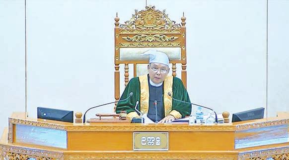2 PARLIAMENT Second Pyithu Hluttaw s ninth regular session concludes By Aye Aye Thant (MNA) THE 19 th -day meeting of the ninth regular session of the Second Pyithu Hluttaw was held at the Pyithu