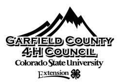 Garfield County 4-H Council Officer & Advisor Application Application deadline to the Garfield County Extension Office: April