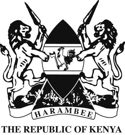 LAWS OF KENYA EWASO NG IRO NORTH RIVER BASIN DEVELOPMENT AUTHORITY ACT CHAPTER 448 Revised Edition 2012 [1990]