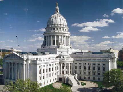 Housing state government Framework of WI Government The present Wisconsin capitol, completed