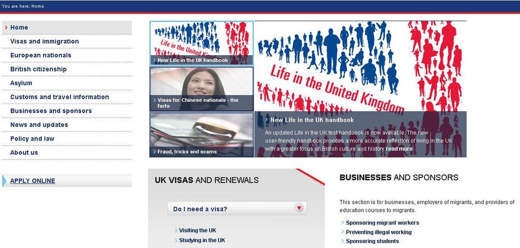 The Immigration Service has created this presentation to assist with the Tier 4 (General) visa application process using screen-shots from the UKBA website and online application form.