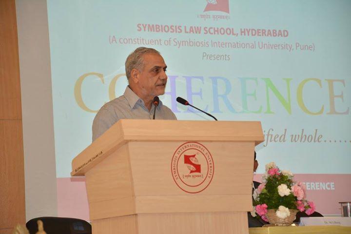 The Chief Guest Shri. M.C. Mehta Senior Advocate, Supreme Court of India, An eminent Public Interest Attorney, Delivering Speech. The Chief Guest of the conference was Shri M.C. Mehta Senior Advocate, Supreme Court of India, and an eminent Public Interest Attorney.