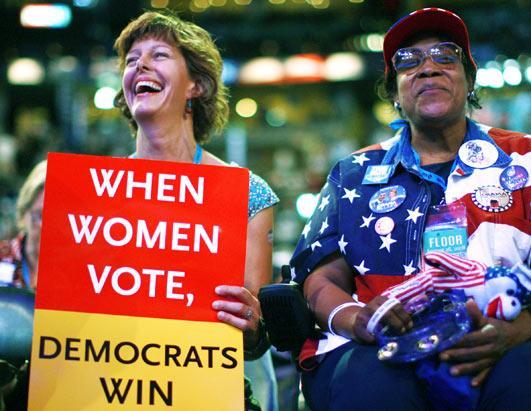 The Gender Gap Journalists have noted that women have deserted the Republican party and men have deserted the Democratic Party.