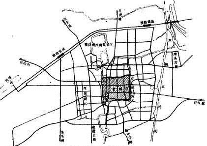 8 Map of Yangzhou (1) Urban development 1982-1996 After the economic reform of 1978, the historic and cultural heritage was recognized as an attractive resource for the development of a tourist