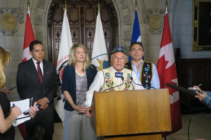 National Indigenous Leaders and Federal Ministers Declare Intent to Co-develop On June 15, 2017, Métis Nation, First Nations, and Inuit leaders joined Herita ge Minister Mélanie Joly and Indigenous