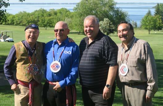 Members of the Provincial Métis Council Sworn-In On June 25 th on the first day of a two day Provincial Métis Council meeting at Jackfish Lake Lodge the