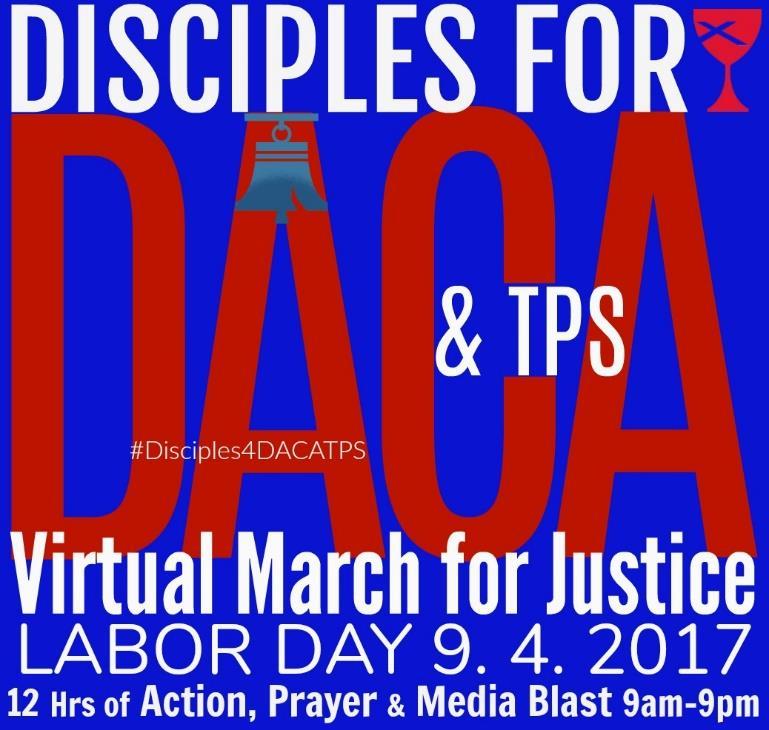 5. PLAN NOW TO JOIN OUR DISCIPLES VIRTUAL MARCH FOR JUSTICE ON LABOR DAY, SEPT. 4 TH, FROM 9 A.