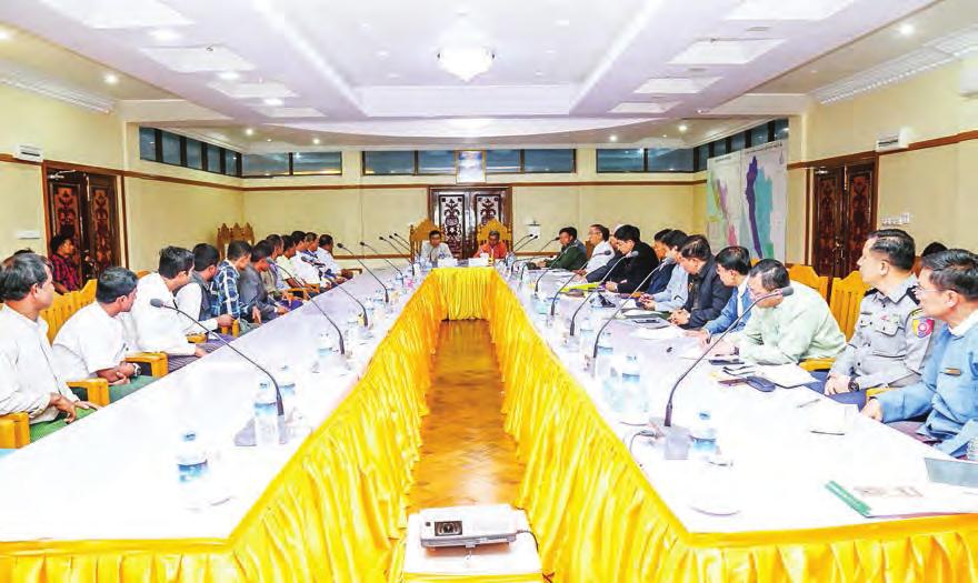 national 3 Meeting on IDP camps, freedom of movement matters held in Rakhine State The committee responsible for implementing the recommendations of the Advisory Commission on Rakhine State held a
