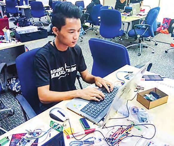 6 National Cyber-savvy students bring honour to Myanmar The following are interviews with the Myanmar students who won second place at the ASEAN Makerthon 2017 tech competition in Malaysia By Nandar
