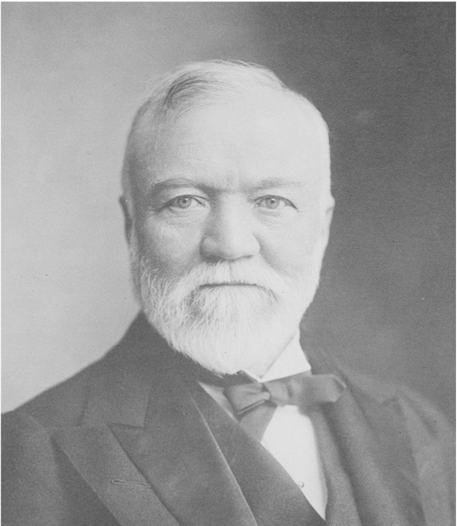 Andrew Carnegie s The Gospel of Wealth (1889) Not evil, but good, has come to the race from the accumulation of wealth but those who have the ability and energy that produces it.