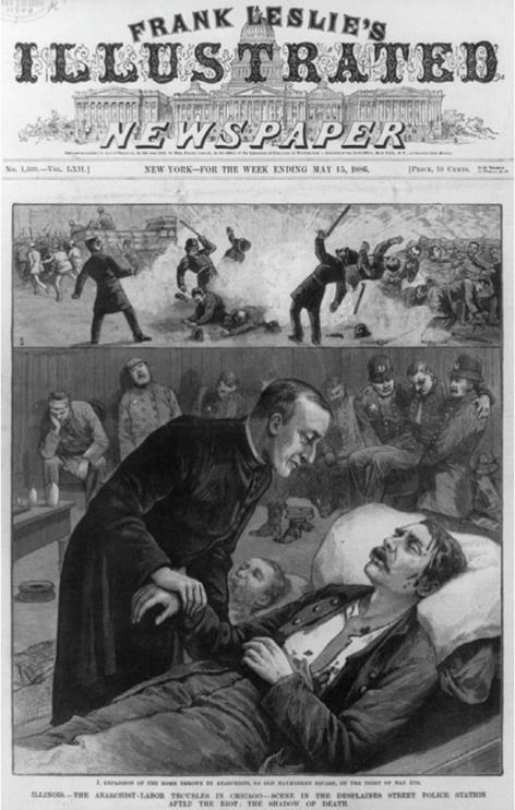 Affair - May 3 rd, 1886 Rally in Chicago, bomb thrown into crowd of police