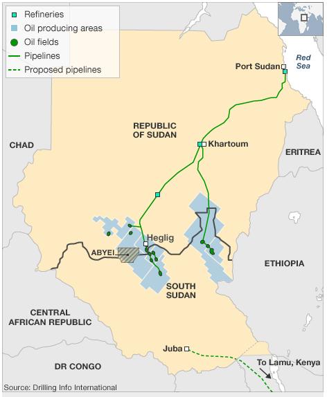 The Project: Export oil from Southern Sudan through Kenya Project: $23 billion investment in oil pipeline, railway and motorway linking South Sudan to Indian