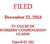 ) Judge Dale Tipps ) EXPEDITED HEARING ORDER DENYING REQUESTED BENEFITS (DECISION ON THE RECORD) This matter came before the undersigned workers compensation judge on December 22, 2016, on the