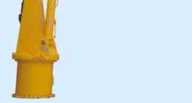 The SCB cranes are custom built according requested load, radius and 